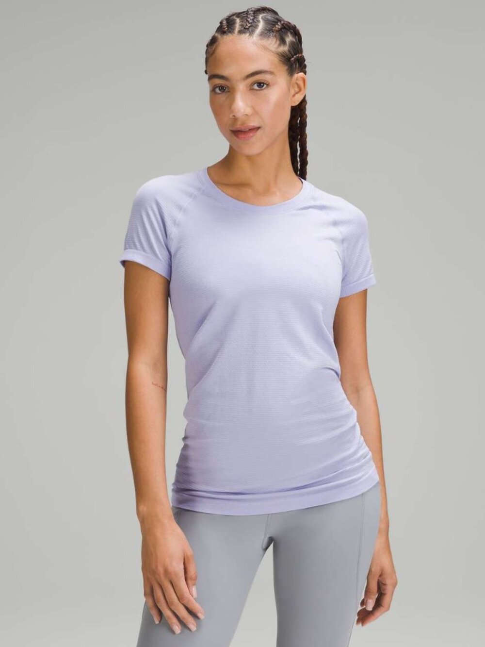 Lululemon Swiftly Tech Short Sleeve Shirt 2.0 Lilac Smoke / Lilac Smoke